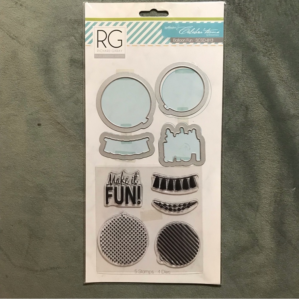 Spellbinders Stamp/die set -balloon fun